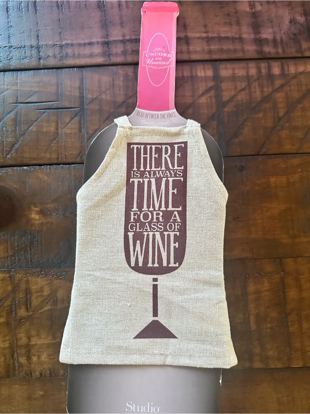 Wine bottle apron NWT
